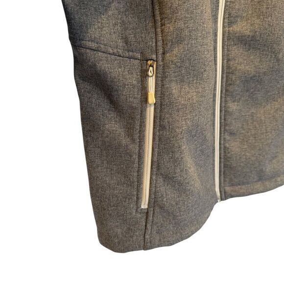 The North Face Apex Bionic Fleece Lined Softshell Jacket - Grey - Women's XL - Picture 4 of 9